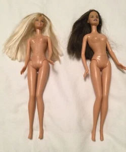 Lote de 2 Barbie Jam N Glam con cintura siempre flexible - Imagen 1 de 5