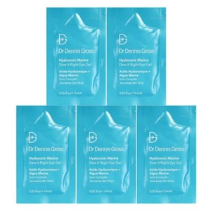 Dr Dennis Gross Hyaluronic Marine Dew It Right Eye Gel 0.05oz/1.5ml SET OF 5 - Picture 1 of 1