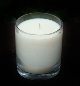 40hr TOASTED MARSHMALLOWS Warm Scented Christmas Artisan SOY JAR VOTIVE CANDLE - Picture 1 of 12