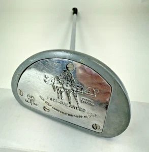 RAM Zebra PUtter Face Balanced Mallet Steel Shaft RH 35" - Picture 1 of 7