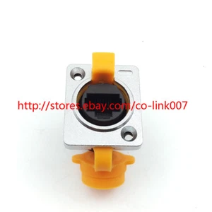 RJ45, Ethernet Connector Waterproof Dust-proof Net Jack IP65 RJ-45 Ethernet Plug - Picture 1 of 6