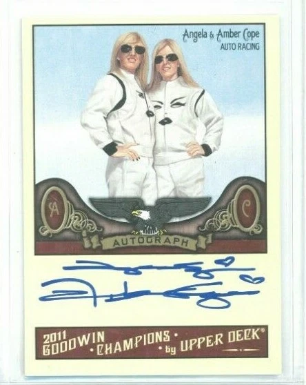 2011 Upper Deck Goodwin Champions Angela & Amber Cope Auto (A-AA) - Image 1 of 1