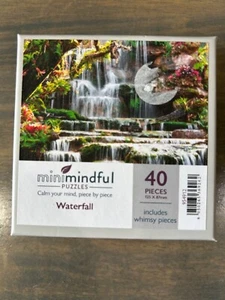Wentworth Minimindful Puzzle 40 Piece Wooden Jigsaw Puzzle Waterfall - Picture 1 of 3
