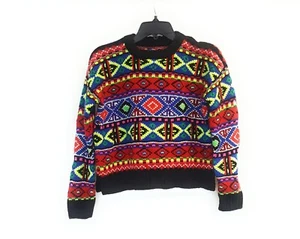 Polo Ralph Lauren Girl's Crew Neck Sweater, Multi Color, Large (12-14) - Picture 1 of 4