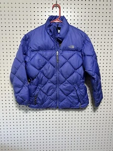Jóvenes Niñas The North Face Plumón de Ganso Chaqueta de Invierno - Púrpura - Grande - Imagen 1 de 3