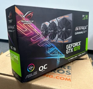 NEW/Open Box ASUS GeForce GTX 1070 8GB OC (90YV09N0-M0NA00) Strix-GTX1070-08G - Picture 1 of 2