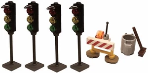 Lego Traffic Lights Signals & roadworks accessories NEW!!! - Picture 1 of 1