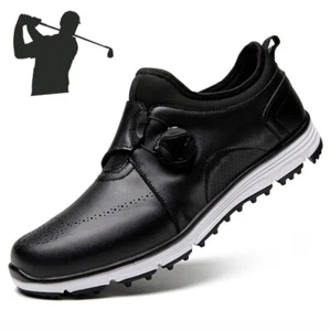 Zapatos de golf impermeables para hombre Tenis de golf al aire libre antideslizantes Zapatos de golf - Imagen 1 de 16