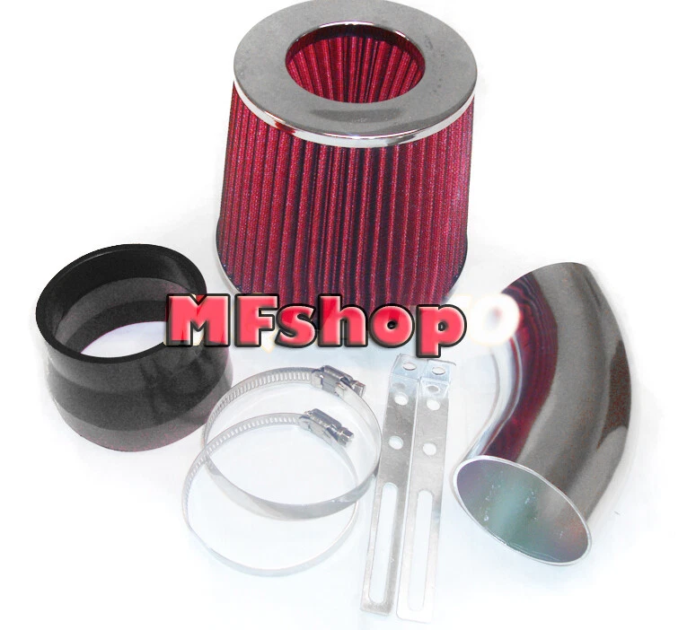 Black Red For 2000-2005 Toyota Rav4 Rav 4 2.4L L4 Air Intake System Kit + Filter - Image 1 of 1