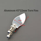 Aluminum Turn Fins High Precision Bend Turn Fins 45X22mm For RC Electric Boat