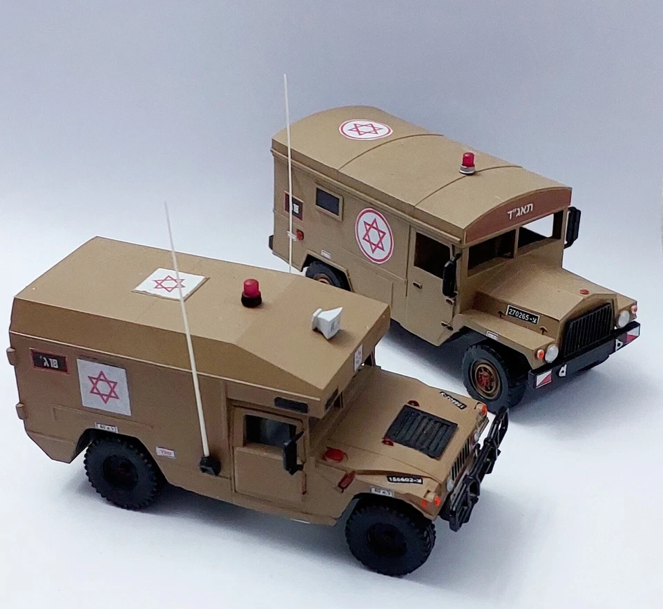 HUMMER H1  ISRAEL IDF ARMY MILITARY COMMANDCAR VEHICLE  1:43 SCALE MODEL - Image 1 of 1