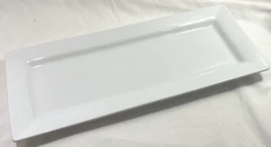 Better Homes & Gardens Gloss White Porcelain 15" x 6.5" Rectangle Platter VGC - Picture 1 of 6