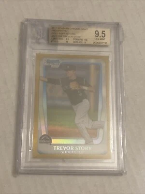 2011 Bowman Chrome Trevor Story 1st Bowman Gold Refractor #20/50   BGS 9.5 - Image 1 of 2