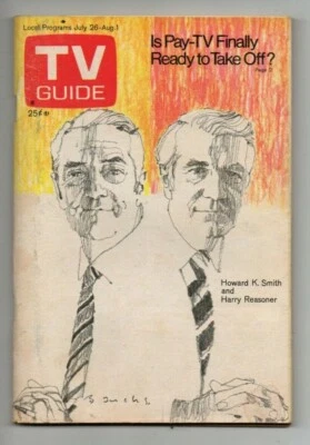 TV Guide Magazine July 26 1975 Howard K Smith Harry Reasoner Susan Howard - Image 1 of 4