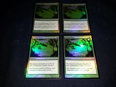 MTG 1x 9th Edition green uncommon German FOIL Summer Bloom ships w/ tracking - Image 1 of 3