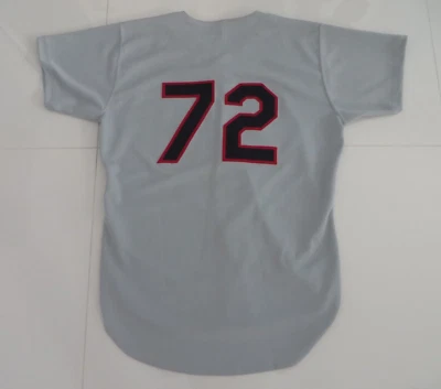 ВИНТАЖНАЯ ФУТБОЛКА CARLTON FISK CHICAGO WHITE SOX '87-90' серая выездная MLB размер 44 - Изображение 1 из 4