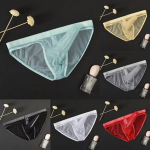 Men Sexy See-through Briefs Panties Ultra Thin Breathable Underpants Underwear' - Picture 1 of 22