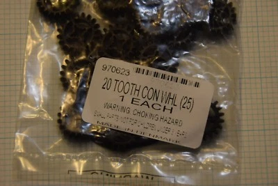 Lego Technic 20 Tooth Connection Wheel, (Bag of 25) 970623 / 32269 - Image 1 of 4
