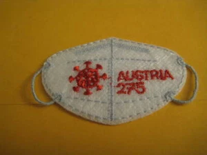 2021 Autriche Post MNH Visage Masque en Forme De Tampon Polaire Tissu - Ltd Edn - Photo 1/2