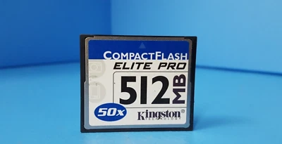(2 pcs)CF Compact Flash Drive, KINGSTON, 512MB, ELITE PRO - Image 1 of 4