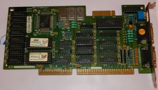ISA 16 Bit EGA VGA Graphics Card oti037c 256kb RAM at Tab Graph