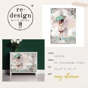 Rainy Afternoon | Redesign With Prima | A1 Fiber Decoupage Paper - Picture 1 of 3