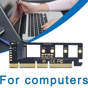 M.2 NVME SSD to pcie 3.0 x4 x8 x16 desktop state adapter drive◇ A8R0 - Afbeelding 1 van 9