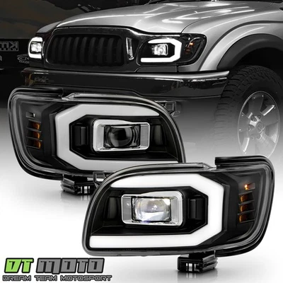 For 2001-2004 Toyota Tacoma Upgrade Full LED Tube Projector Headlights Headlamps — 第 1/4 张图片