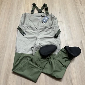 BASSDASH IMMERSE Chest Waders Womens XL (9-10) Breathable Stocking Foot Fishing - Picture 1 of 14