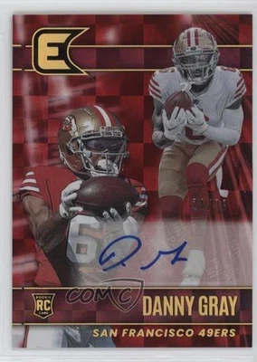 2022 Panini Chronicles Essentials Red /99 Danny Gray #ESS-DAG Rookie Auto RC - Image 1 of 2