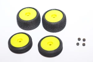 Losi Tires Räder montiert, gelb: Micro-B LOS-1762 - Bild 1 von 1