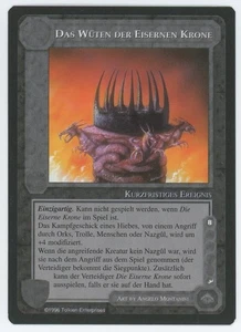 Fury of the Iron Crown GERMAN PROMO - Middle Earth The Wizards - Black Border - Picture 1 of 2