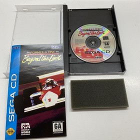 Formula One World Championship: Beyond the Limit Sega CD 1994 Mint F1 Racing