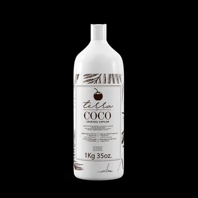 YBERA TERRA COCO COQUETEL CAPILAR ALISAMENTO VEGANO 35 oz 100% ORIGINAL - Image 1 of 4