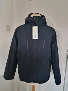Hollister Mens Hooded Shell Jacket. Large. Black. New With Tags. RRP £89 - Picture 1 of 10