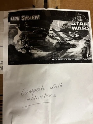 Lego System Star Wars 7131 Anakin’s Podracer Ep. 1 Complete W/Box & Manual 1999 - Image 1 of 2