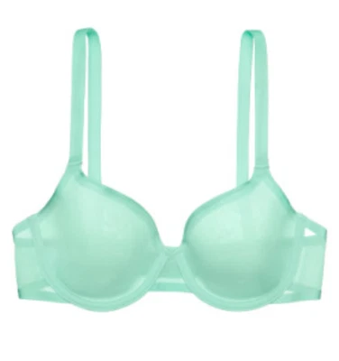 Sujetador Cuup Demi Mesh Aqua 38C nuevo con etiquetas Foto 1 de 2