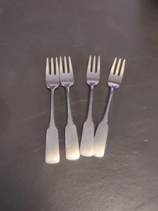 4 forchette da dessert WMF Cromargan LAUREL vecchie acciaio inox satinato GERMANIA #2 - Foto 1 di 4