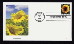 4347 42¢ Sunflower Fleetwood First Day Cover 2008 - Picture 1 of 4