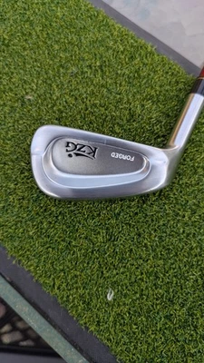 KZG Forged Left Handed Graphite Shaft 7 Iron -  mint - new grip - Image 1 of 4