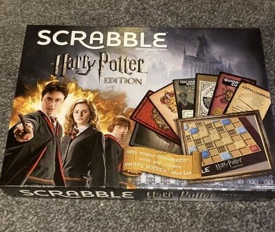 Scrabble Board Game Harry Potter Edition - 100% Complete - Free Postage - Image 1 of 4