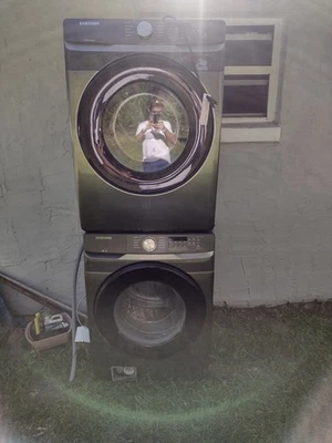 Samsung Washer And Gas Dryer. $200 Firm. Micanopy - Image 1 of 2