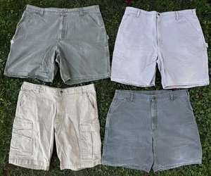 Carhartt Shorts Bundle Lot Carpenter Work Utility Cargo Men's 4 Pairs Size 40x11 - Picture 1 of 12