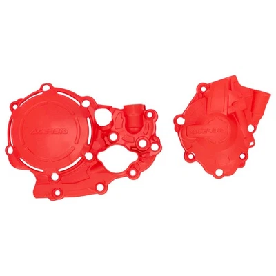 Kit de cárter y cubierta de encendido/embrague Acerbis X-Power rojo para Honda CRF250RX Foto 1 de 2