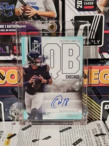 CALEB WILLIAMS 2024 TOPPS SIGNATURE CLASS RC TEAL AUTO /225 INSCRIBED "18" RARE! - Picture 1 of 1