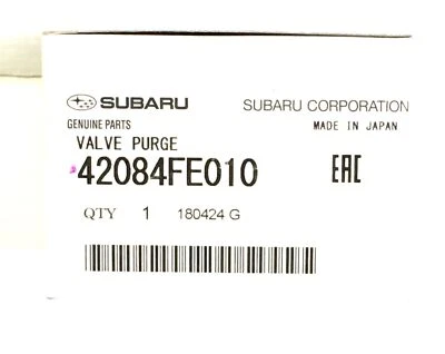 Válvula de purga de vasilha de vapor original do fabricante Subaru 42084FE010 Impreza Forester Legacy - Imagem 1 de 2