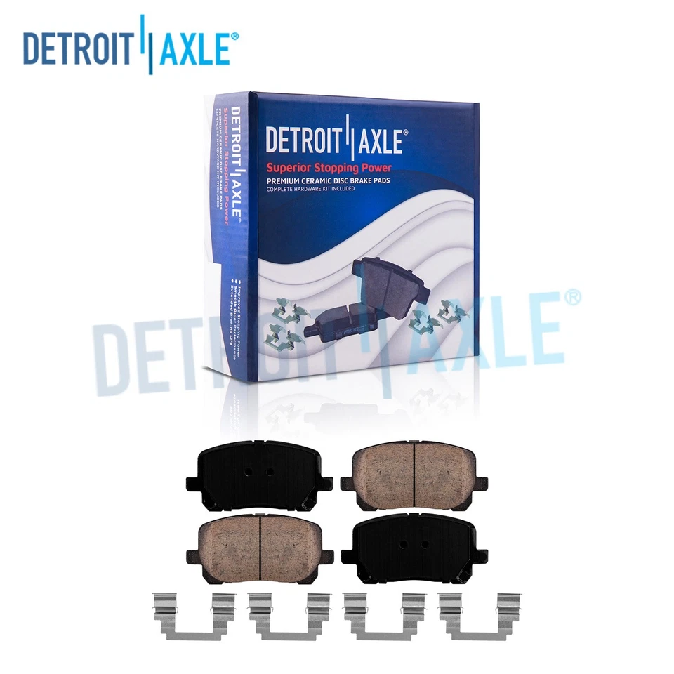 Pastillas de freno delanteras de cerámica con herrajes para Pontiac Vibe Toyota Corolla Matrix Foto 1 de 4