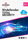 BITDEFENDER TOTALE SECURITY 2024 avec 200 Mo VPN 5 APPAREILS PC 1 AN TÉLÉCHARGEMENT