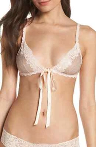 Women's Hanky Panky Creme De La Creme Bralette, Size Small - Ivory - Picture 1 of 2