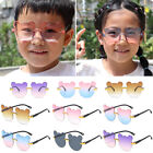 Cartoon Bear Anti-UV Sun Glasses Sunglasses Rimless Sunglasses Summer Cu G